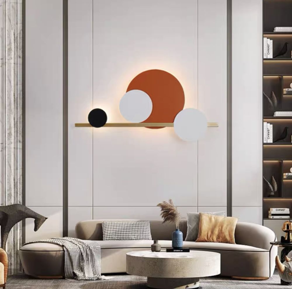 Дизайнерське бра у видовженому корпусі Figure Circles Lamp