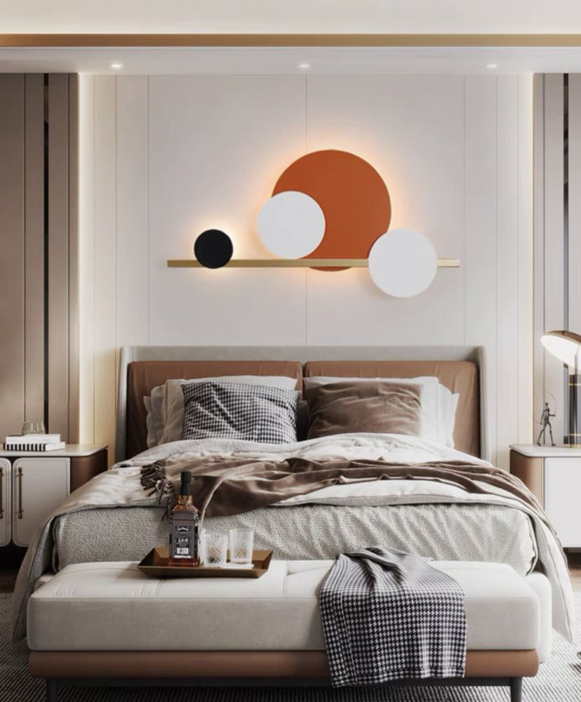 Дизайнерське бра у видовженому корпусі Figure Circles Lamp