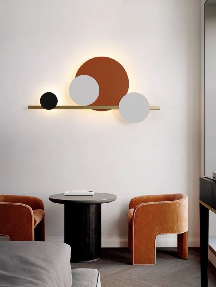 Дизайнерське бра у видовженому корпусі Figure Circles Lamp