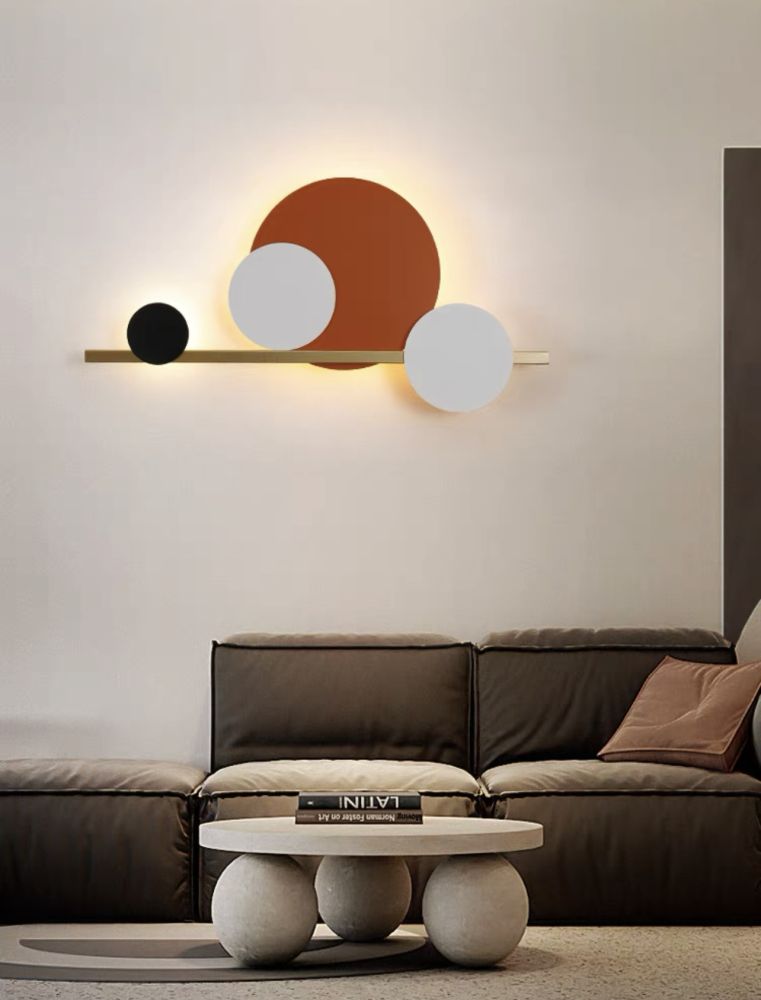 Дизайнерське бра у видовженому корпусі Figure Circles Lamp