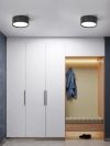 Cвітлодіодна потолочна люстра Plafon Lamp в чорному кольорі 10W