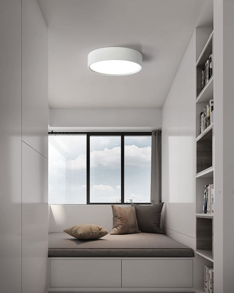 Cвітлодіодна потолочна люстра Plafon Lamp в білому кольорі 10W