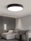 Cвітлодіодна потолочна люстра Plafon Lamp в чорному кольорі 15W