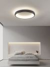 Cвітлодіодна потолочна люстра Nuybi Circle Led в чорному кольорі 36W