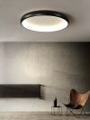 Cвітлодіодна потолочна люстра Nuybi Circle Led в чорному кольорі 36W