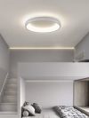 Cвітлодіодна потолочна люстра Nuybi Circle Led в білому  кольорі 36W