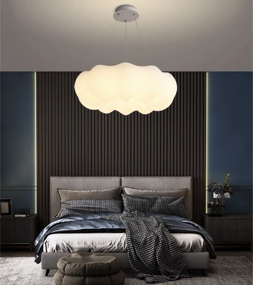 Світлодіодна підвісна біла люстра Ø 30 см Cloud Lamp на 3 режими освітлення