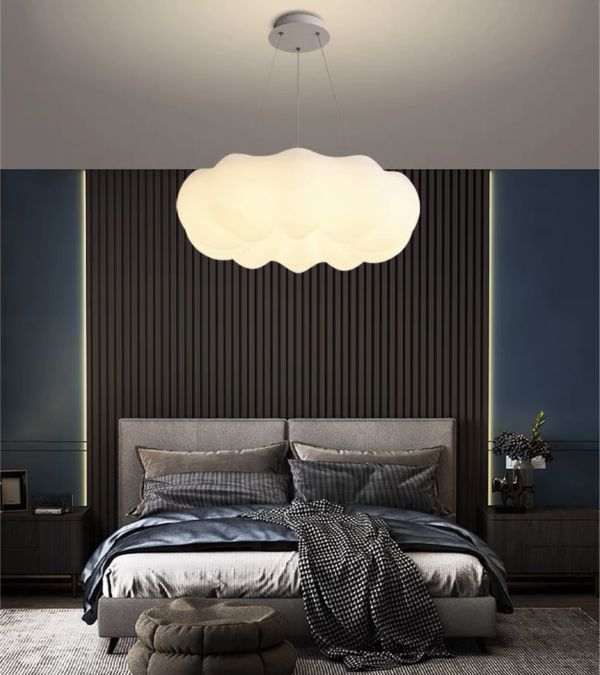 Світлодіодна підвісна біла люстра Ø 30 см Cloud Lamp на 3 режими освітлення