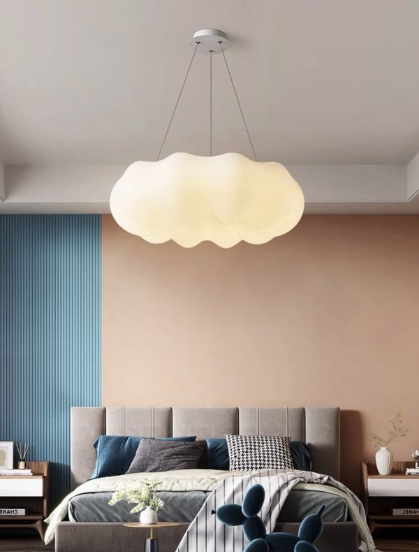 Світлодіодна підвісна біла люстра Ø 65 см Cloud Lamp на 3 режими освітлення