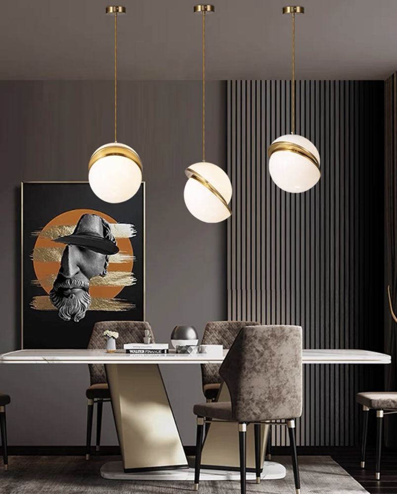 Підвіс круглий бронзовий Area Lamp Ø 30 см