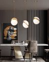 Підвіс круглий бронзовий Area Lamp Ø 30 см