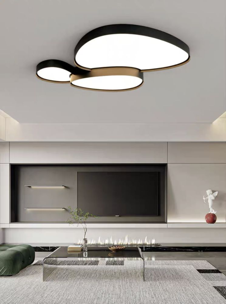 Cвітлодіодна люстра MISK Lamp в чорному кольорі 75W