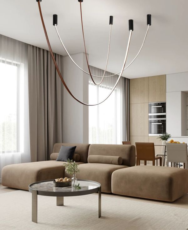 Люстра підвісна світлодіодна LINE SOTH lAMP 30W довжина 1.5 метри.