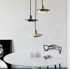 Підвіс Led на 15 ват Marble Lamp натуральний білий мармур і бронзовий метал