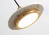 Підвіс Led на 15 ват Marble Lamp натуральний білий мармур і бронзовий метал