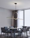 Люстра підвісна з кругом Formas Long Lamp