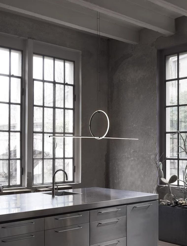 Люстра підвісна з кругом Formas Long Lamp