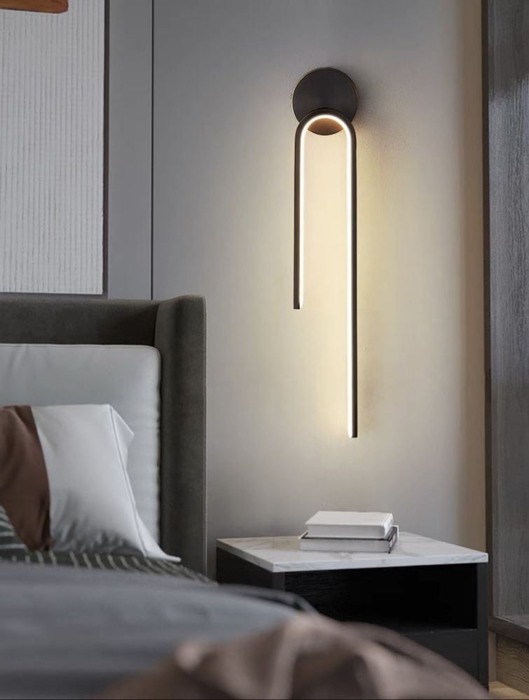 Світлодіодна бра Hook led Lamp в чорному кольорі