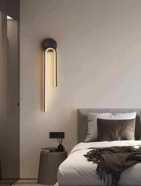 Світлодіодна бра Hook led Lamp в чорному кольорі