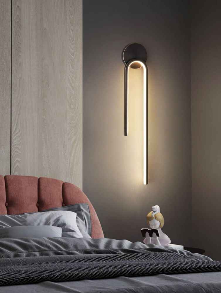 Світлодіодна бра Hook led Lamp в чорному кольорі