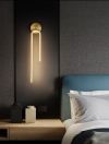 Світлодіодна бра Hook led Lamp в золотому кольорі