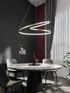 Підвісна світлодіодна золота люстра Quick Led Lamp