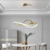 Підвісна світлодіодна бронзова люстра Pin Lamp
