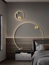 Світлодіодна бра Round Led у формі кола Ø 100 см бронза
