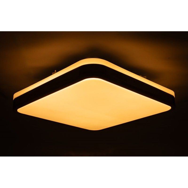Світильник GLOW матовий 60W Ø 39 см 3000К-6500К з ДК махагон