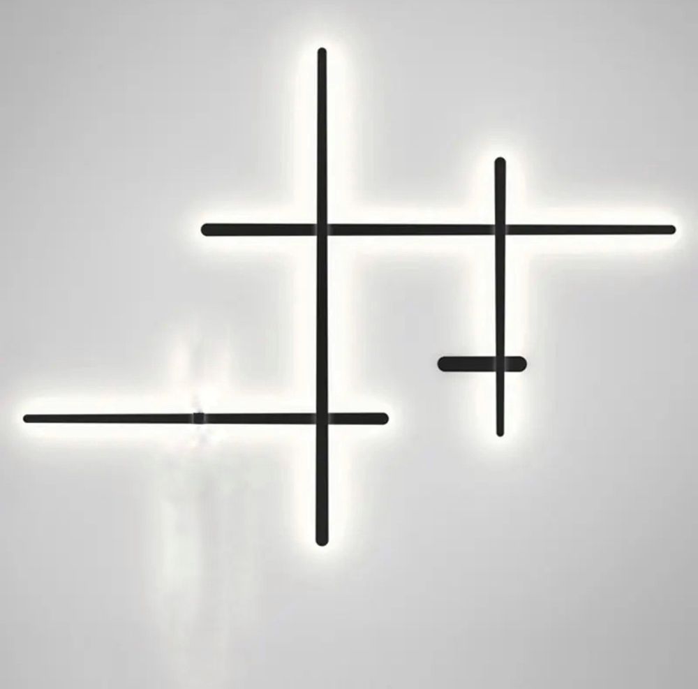 Настінний світильник Vibia NO 3 BK довжина 103 см