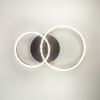 LED люстра кольору coffee із золотистою фурнітурою A 55061/2B RGB CF