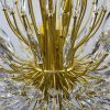 Кришталева золота люстра Lily Buds на 6 ріжків-підсвічників MD 8058-6 Gold