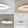 LED світильник підвісний круглий в білому корпусі