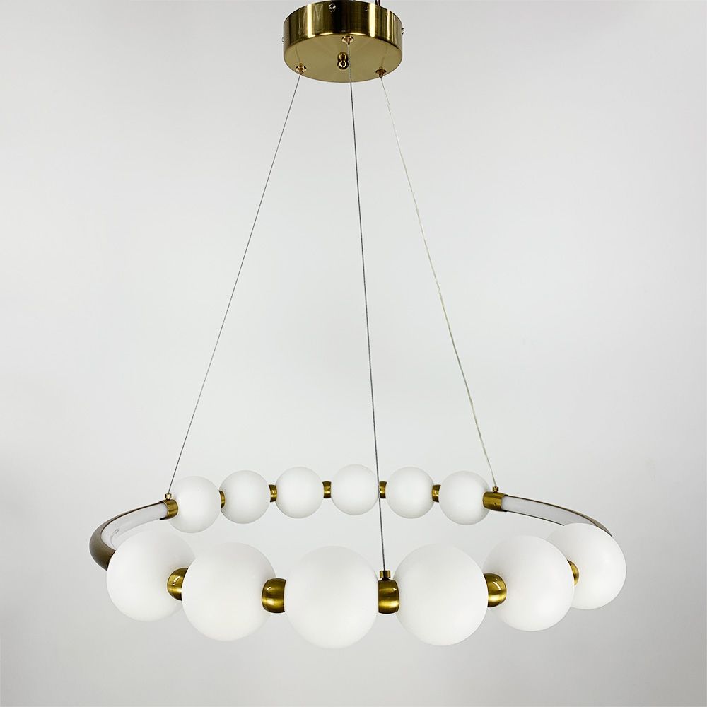 Люстра Nordic Pearl 60 см на 3 режими освітлення  902/600 AB