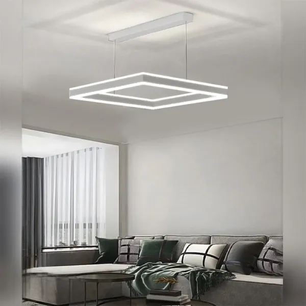 Люстра підвісна світлодіодна з пультом STELLA 100W GREY 