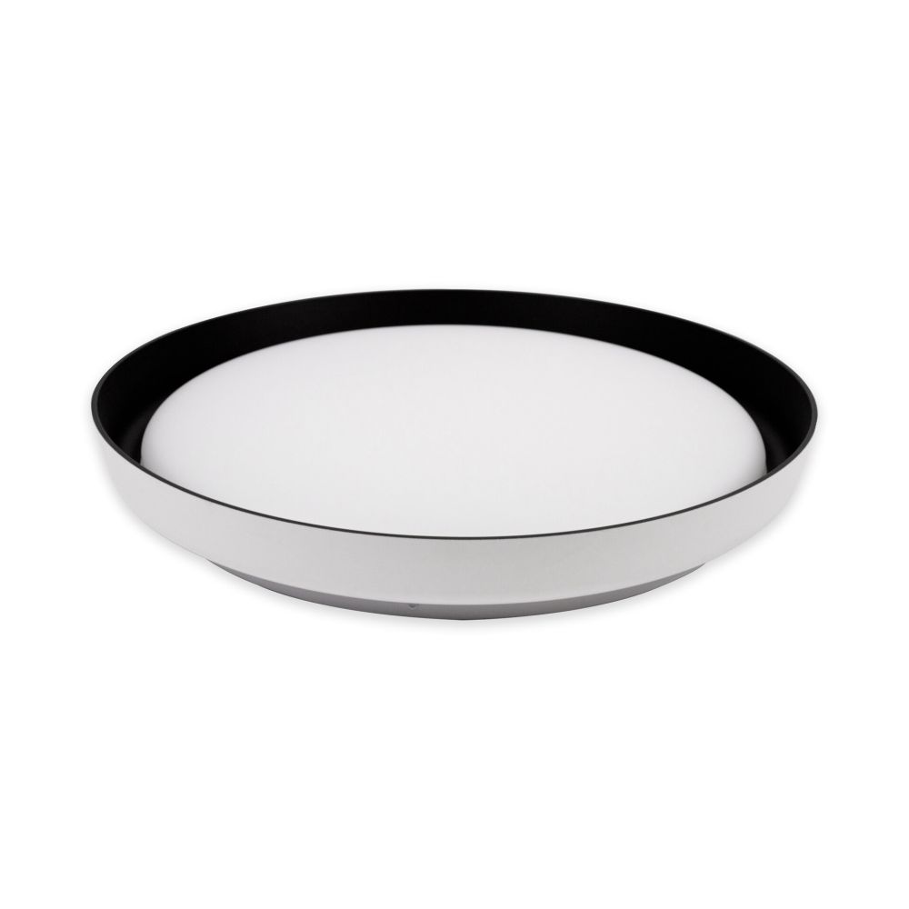Світлодіодний світильник з пультом  Ø 43 см 45W Black&White