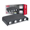Світильник світлодіодний накладний MAXUS MWL 8W 3CCT IP65 BL Square