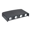 Світильник світлодіодний накладний MAXUS MWL 8W 3CCT IP65 BL Square