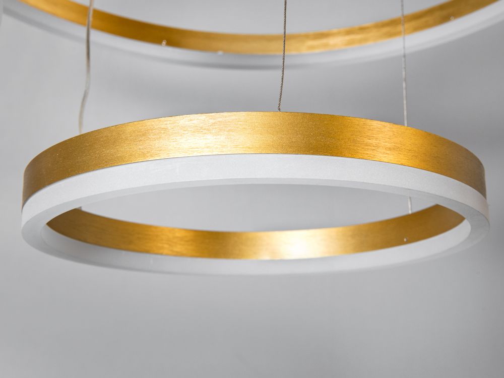 Світлодіодна люстра на тросах LED бронза пульт 157Вт