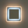 Світильник світлодіодний настінний, бра GEOMETRIA SQUARE 12W WHITE