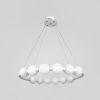 Біла люстра Nordic Pearl з плафонами-перлинками Ø 60 см SG33-600 WT