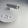 Настінний світильник - бра білий CHARG 8W WHITE з вимикачем