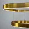 Незвичайна та ефектна золота люстра на 5 ярусів Ø 120 см PCL006-120*100*80*60*40 PGD