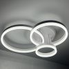Стельова з пультом світлодіодна люстра GENNY ROUND RGB 80W 4R біла