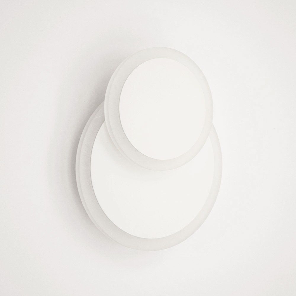 Світильник світлодіодний настінний, бра GEOMETRIA ROUND 12W WHITE