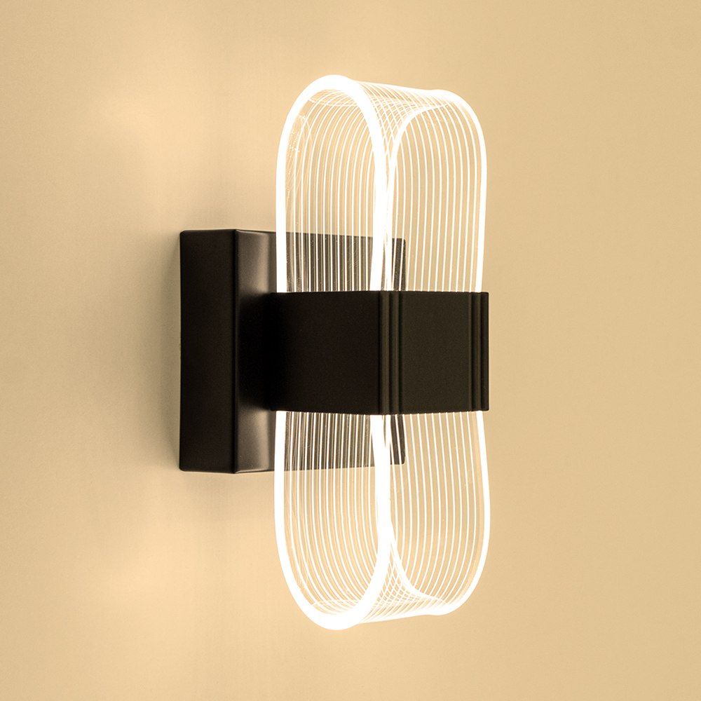 Настінний світильник - бра LUMIERA SQUARE 12W S чорний