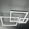 Стельова з пультом світлодіодна люстра GENNY SQUARE RGB 105W 4S біла