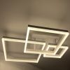 Стельова з пультом світлодіодна люстра GENNY SQUARE RGB 105W 4S біла