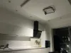 Люстра світлодіодна чорно-біла з пультом та 2 спотами GEOMETRIA 100W 2S