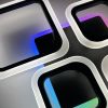 Люстра світлодіодна з пультом та RGB 725/423 BLACK